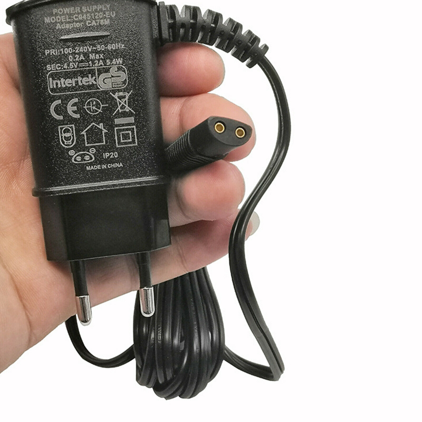 For Babyliss Pro Shaver Power Supply EU-Plug Power Adapter Shaver Razor Charger Brand: Unbranded Color: Black Countr - Click Image to Close