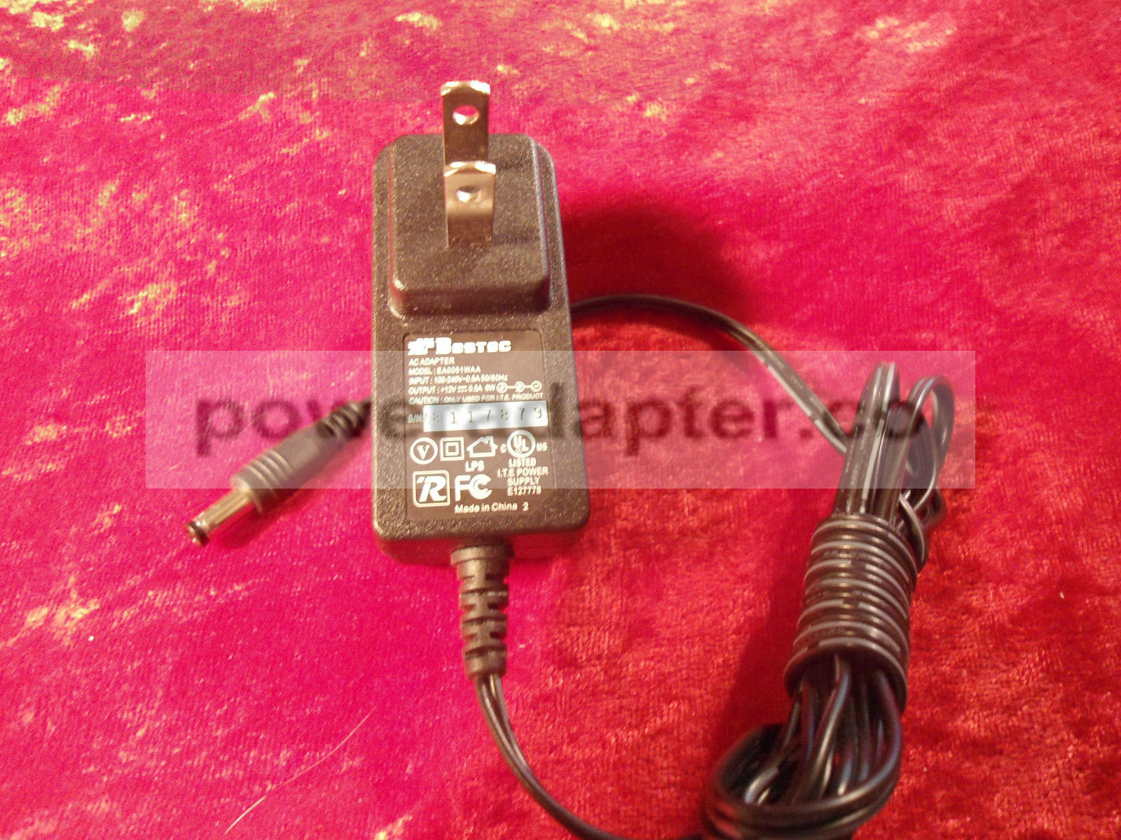 Bestec EA0061WAA AC Adapter Output: +12V Condition: Used : Seller Notes: “May come in white” Brand: Bestec MPN: EA0 - Click Image to Close