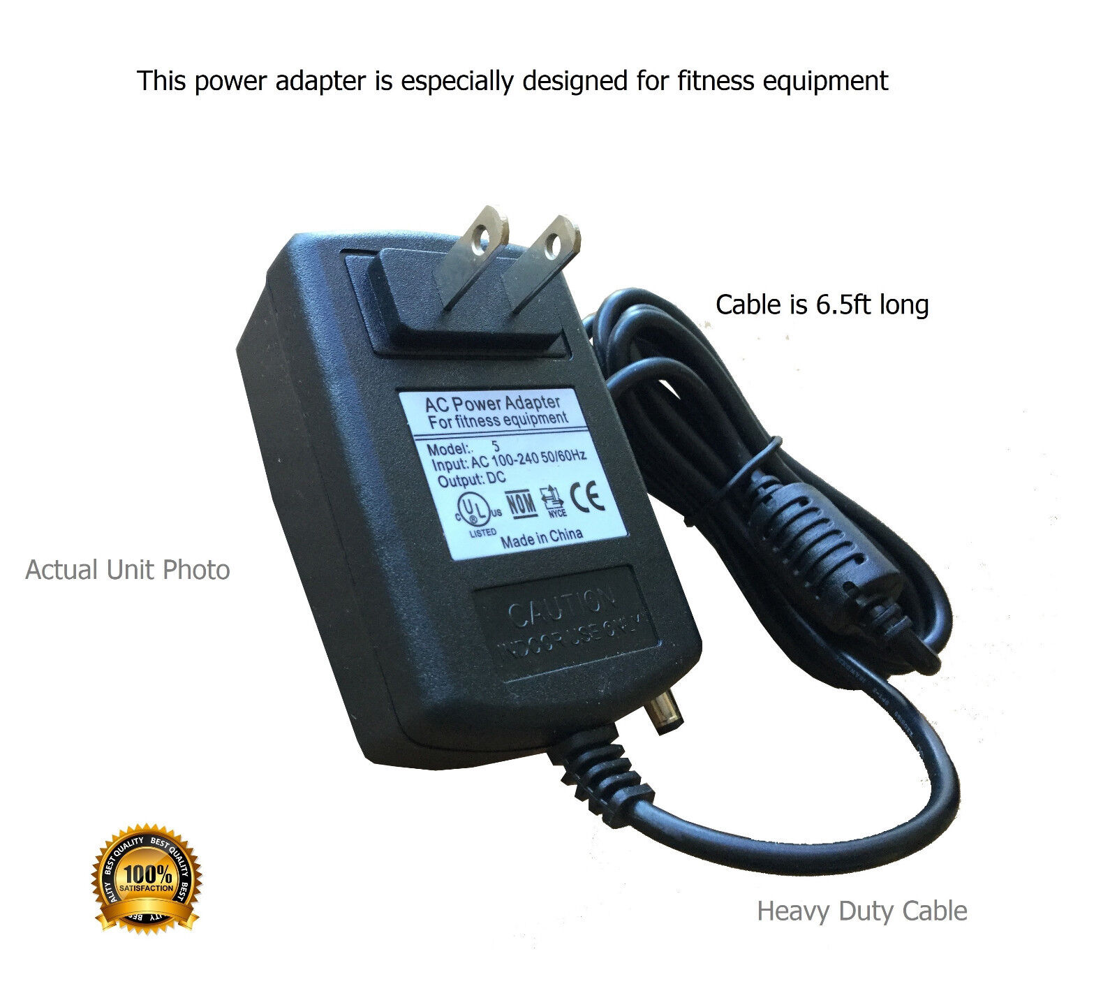 AC Adapter Power Supply for Bremshey Cardio Comfort Pacer Recumbent bike Country/Region of Manufacture China Cable Leng