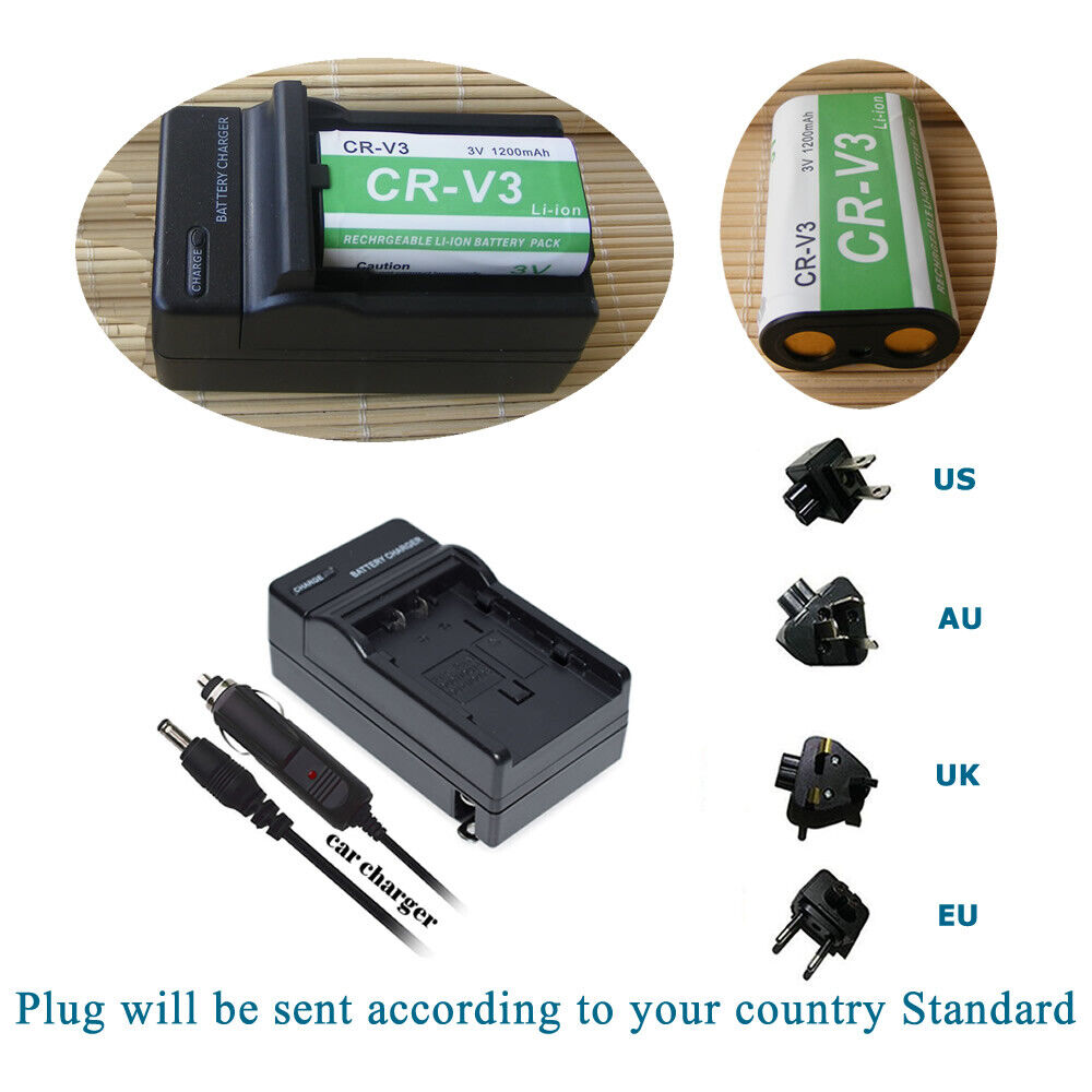 Battery or Charger for CR-V3 EasyShare DX4530 DX4900 DX6340 DX6440 Z1012 Z1015 Brand Unbranded/Generic Compatible Brand - Click Image to Close