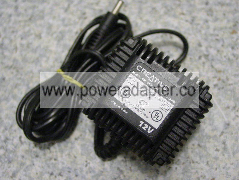 Creative MAG120290UA4 Speaker AC Adapter Power Supply 12V AC-2.9A Original Creative MAG120290UA4 AC Adapter Power Sup - Click Image to Close