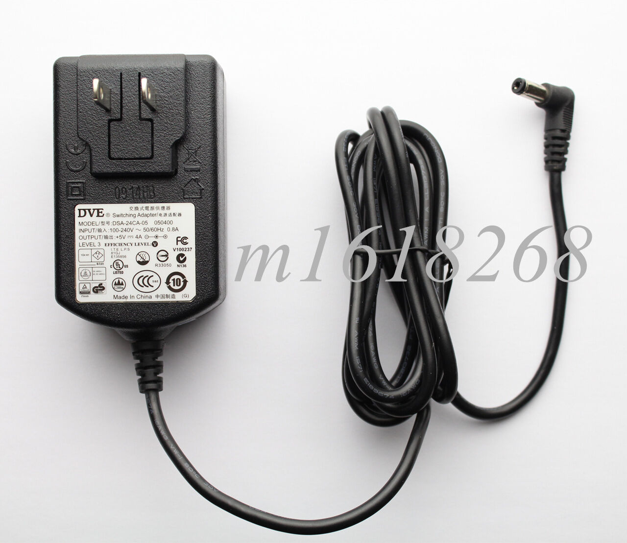 Original DVE Switching Adaptor Model DSA-24CA-05 050400 5V 4A Power AC Adapter Model: DSA-24CA-05 Type: AC ADA