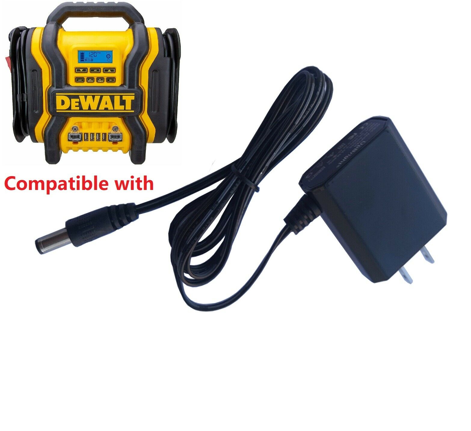 AC/DC Adapter Charger For Dewalt DXAEJ14 1400 Peak Amp Jump Starter Power Supply Specifications: Type: AC to DC Standar
