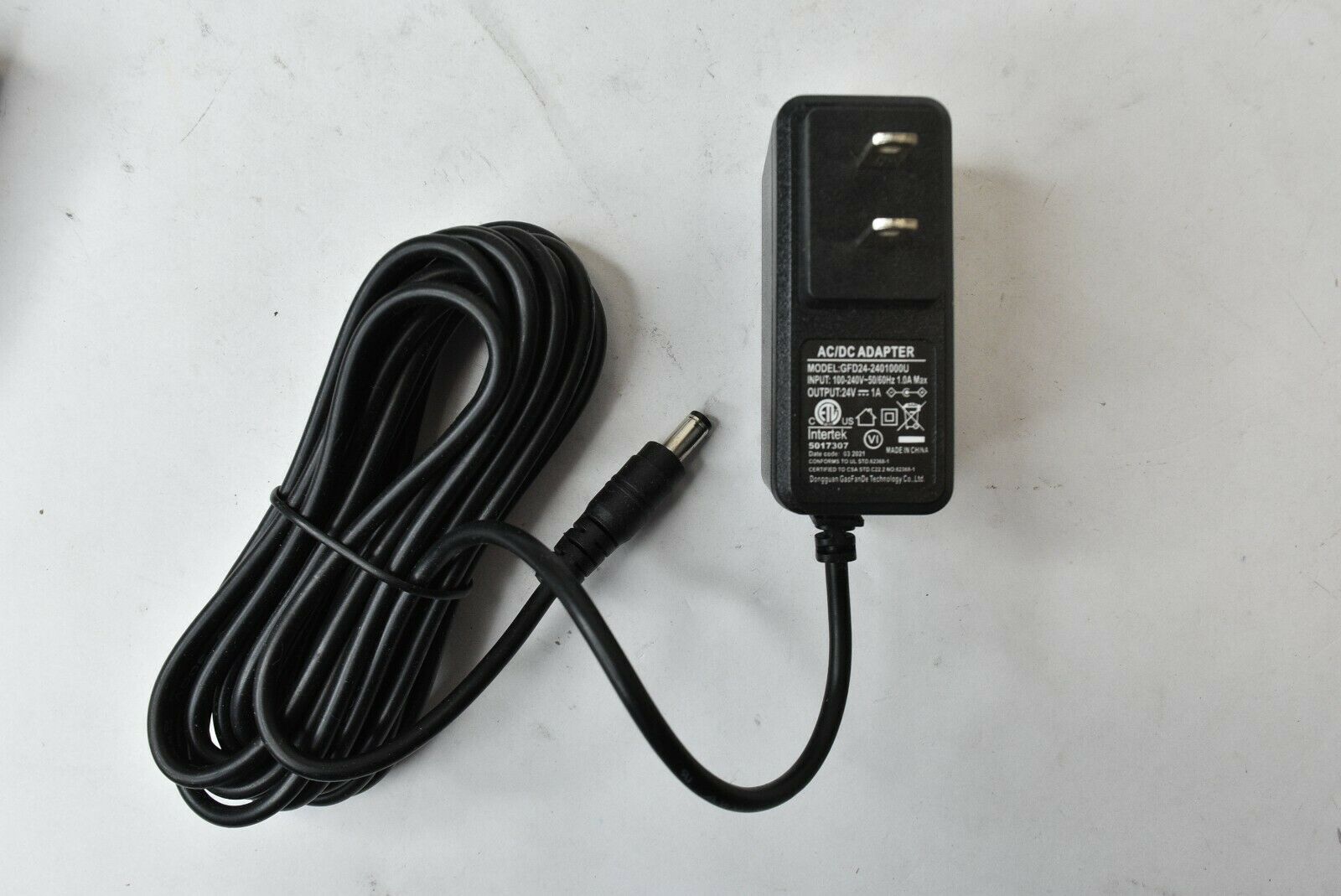 Dongguan GaoFanDe Power Supply Adapter Unit GFD24-2401000U 24V 1A Type: Adapter Features: Powered Output Voltage: 2