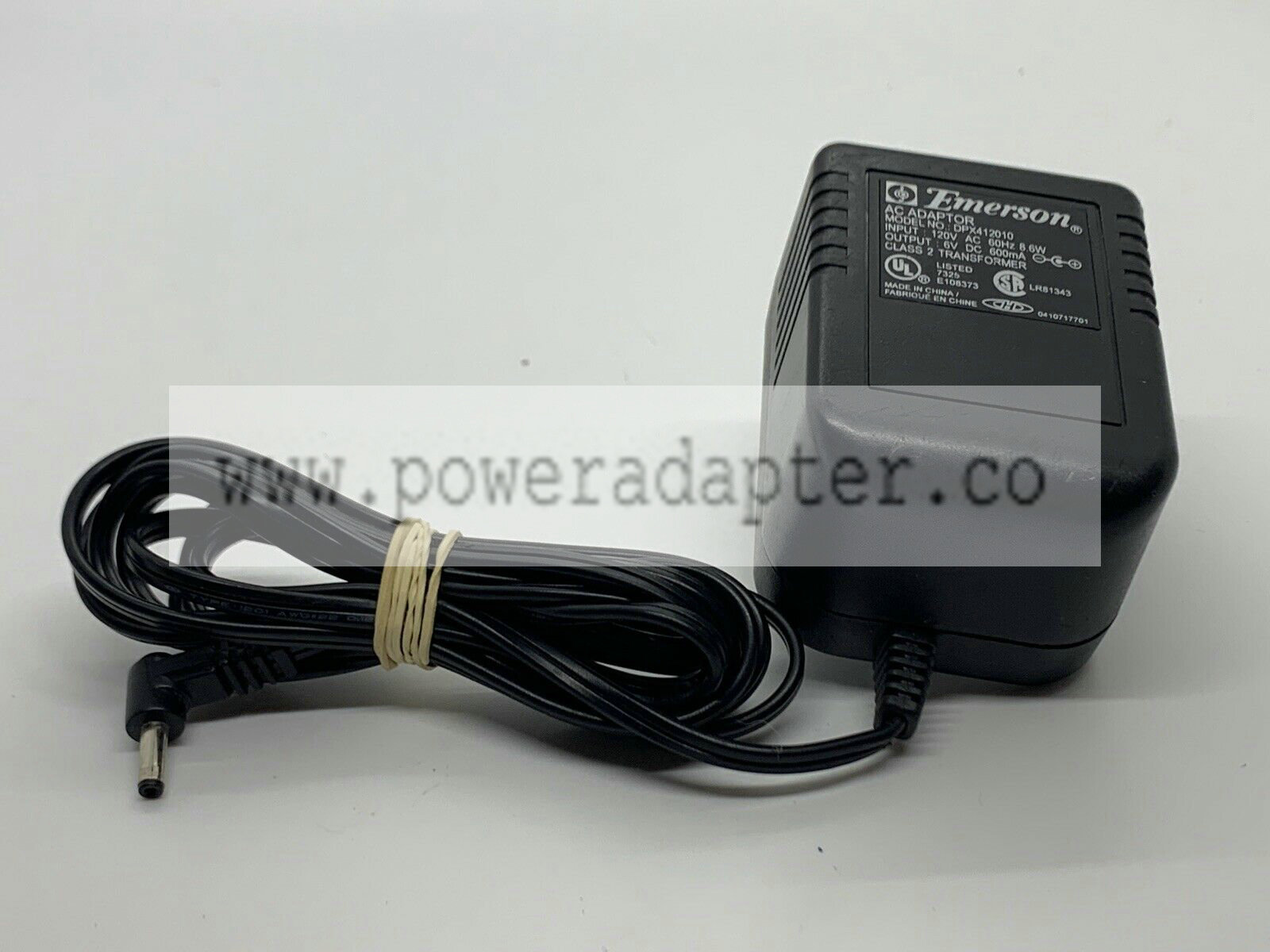 Emerson DPX412010 6v DC Adapter Power Supply Brand: Emerson MPN: Does Not Apply Output Voltage: 6V Please see the - Click Image to Close