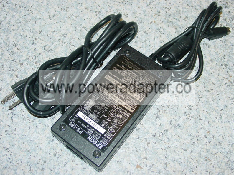 Epson PS-180 AC Adapter Power Supply for M159 A/B, M-188B, TM-T88V, M244A Pos Printer Original Epson PS-180 AC Adapte - Click Image to Close