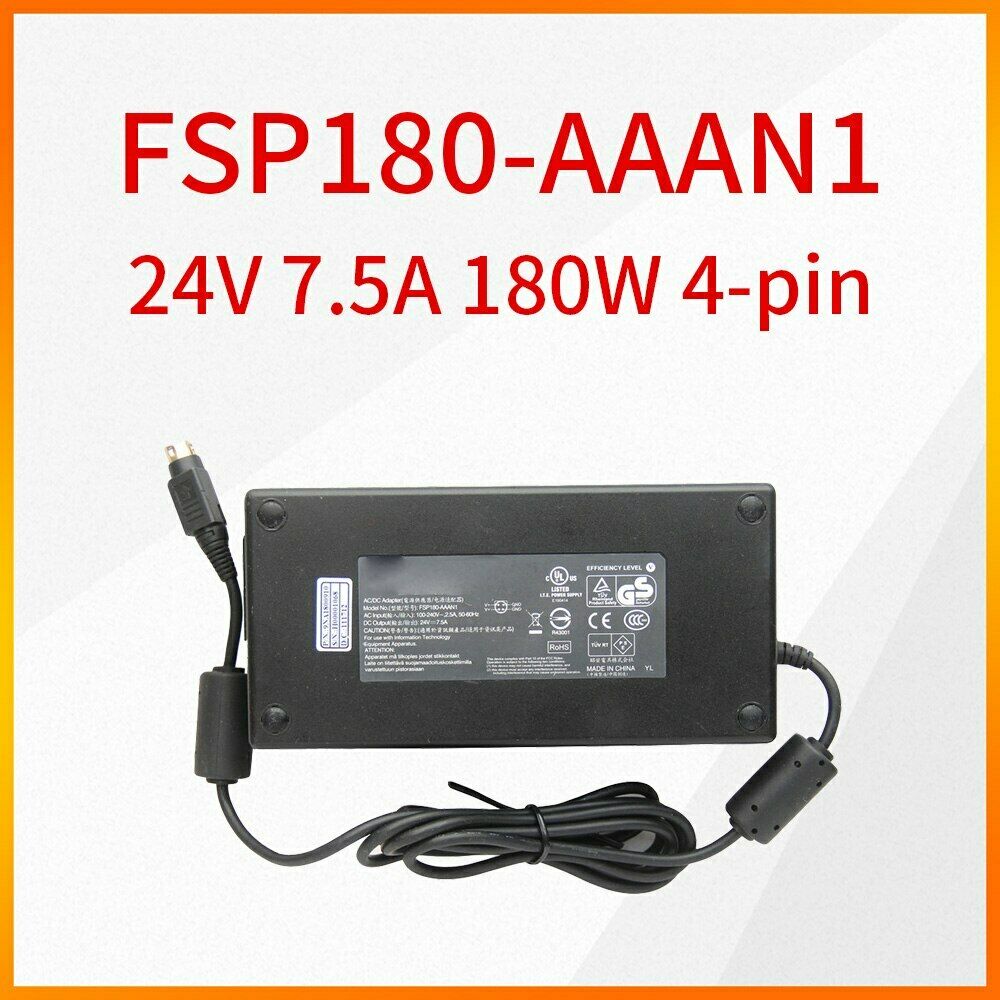 FSP180-AAAN1 24V 7.5A 180W 4PIN Power Adapter for Industrial Display LED Monitor Package: Yes Brand: universal Typ