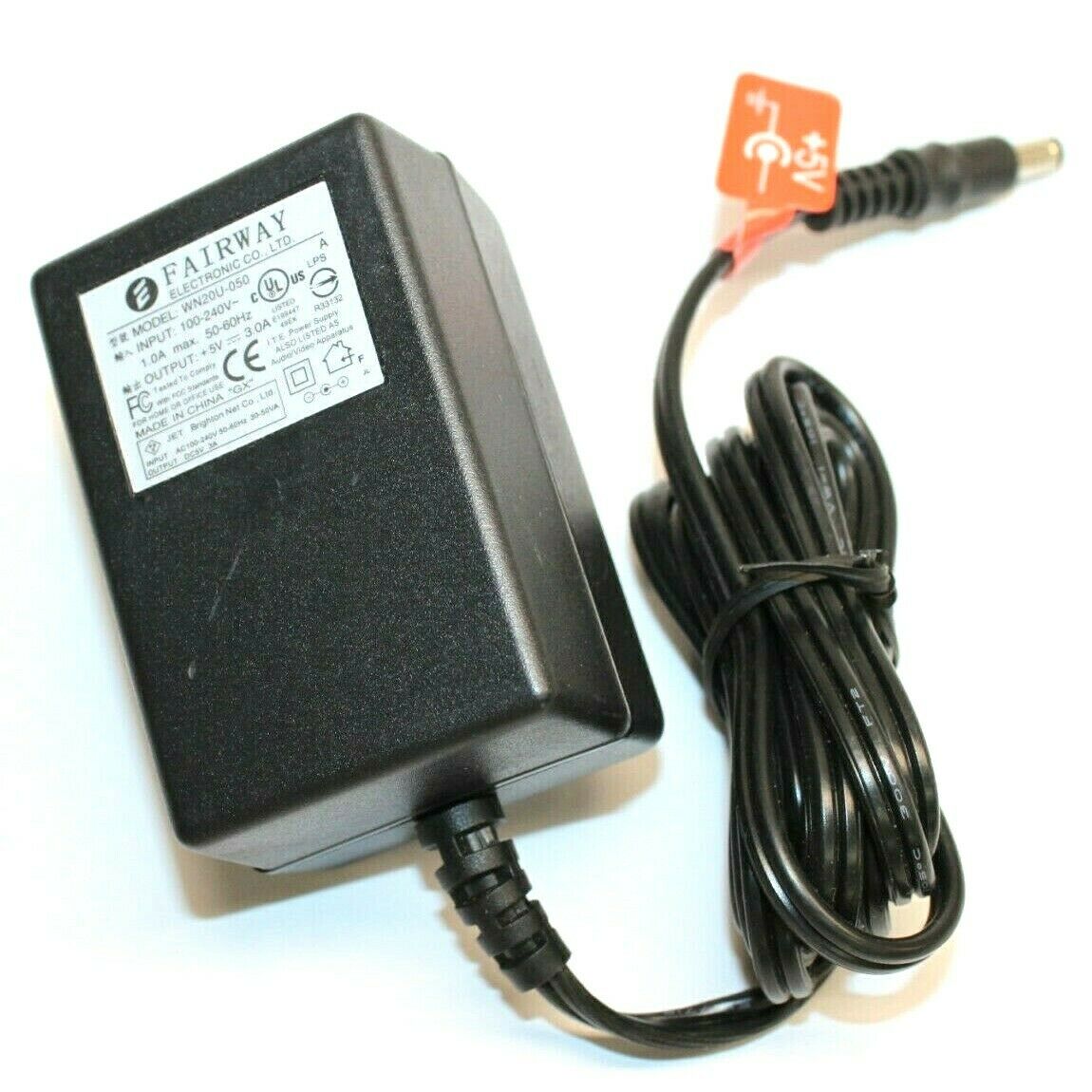Fairway WN20U-050 AC Power Supply Adapter Output 5V DC 3.0A 3000mA Charger Brand: Fairway Type: Power Adapter Comp