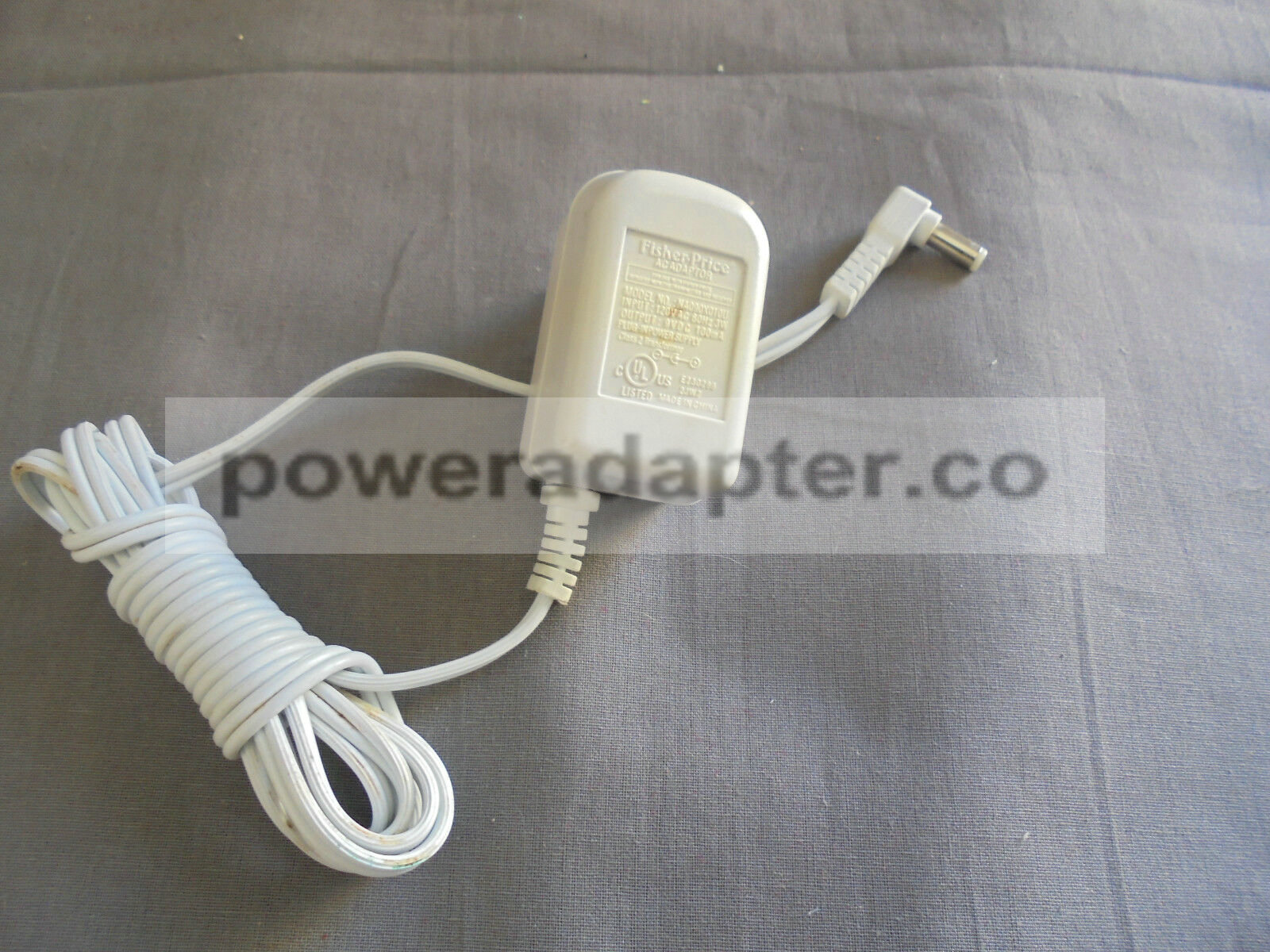 Fisher Price NA090X010U Class 2 Transformer AC Adapter Power Supply 9V DC Condition: Used: An item that has been use - Click Image to Close