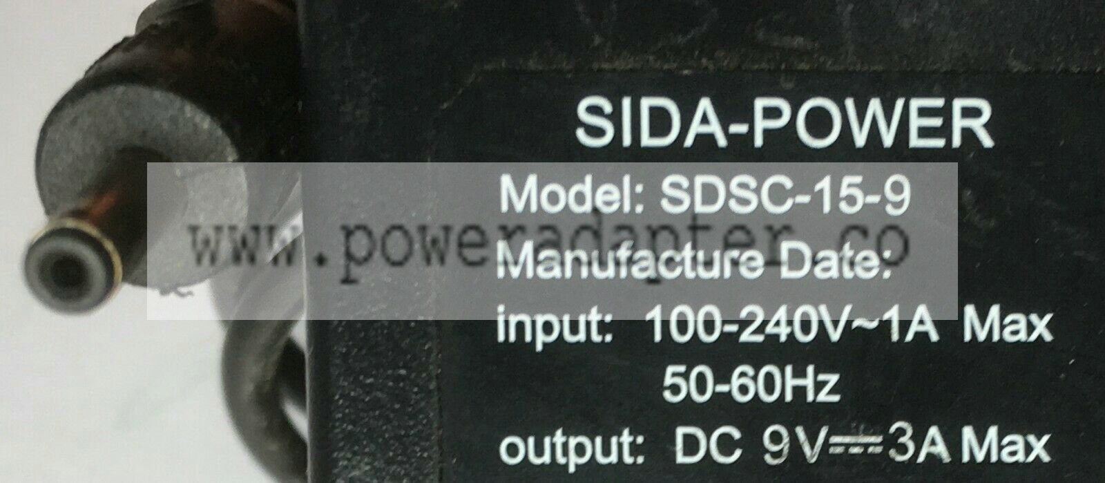 GENUINE SDSC-15-9 9V DC 3A Power Supply adapter PSU for Alba DVDP720 DVD Player GENUINE SDSC-15-9 9V DC 3A Power Sup - Click Image to Close