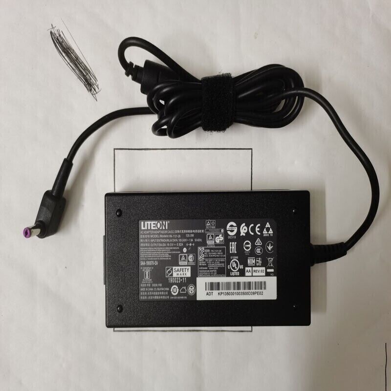 Original 19.5V 6.92A 135W PA-1131-26 for Acer Nitro 5 AN517-51 N18C4 GTX1650 OEM Compatible Brand For Acer Non-Domestic - Click Image to Close