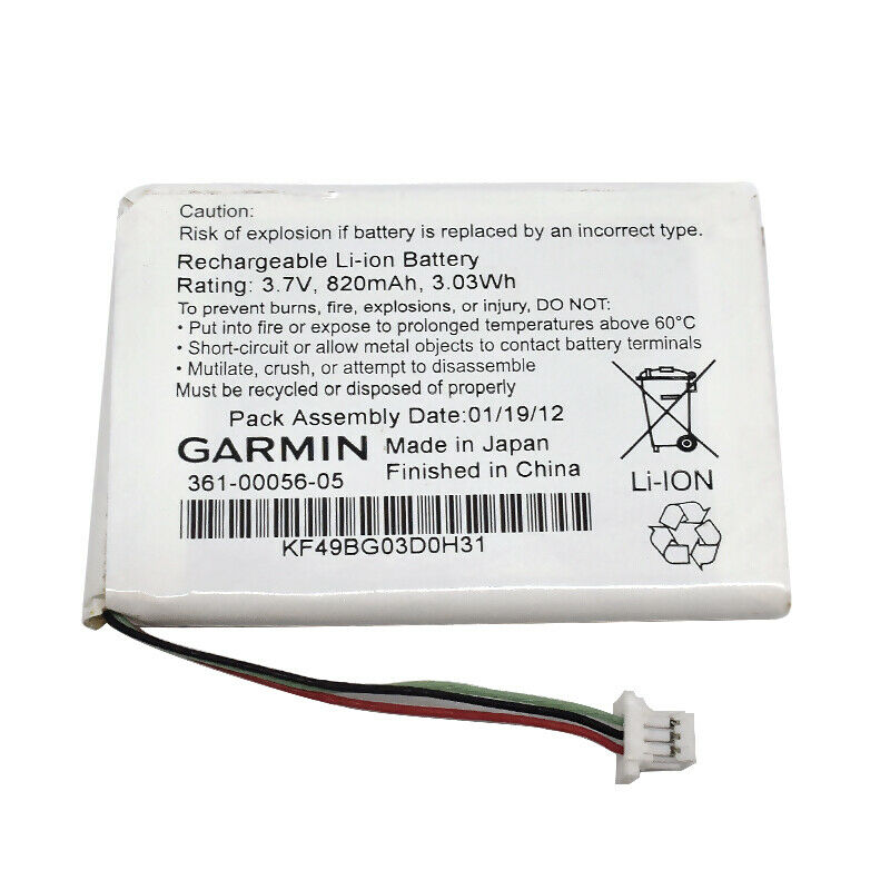 Genuine Garmin 3.7V Li-ion Battery 361-00056-05 For PRO 70 550 Trashbreaker Brand: Garmin Type: Li-ion Battery Volta