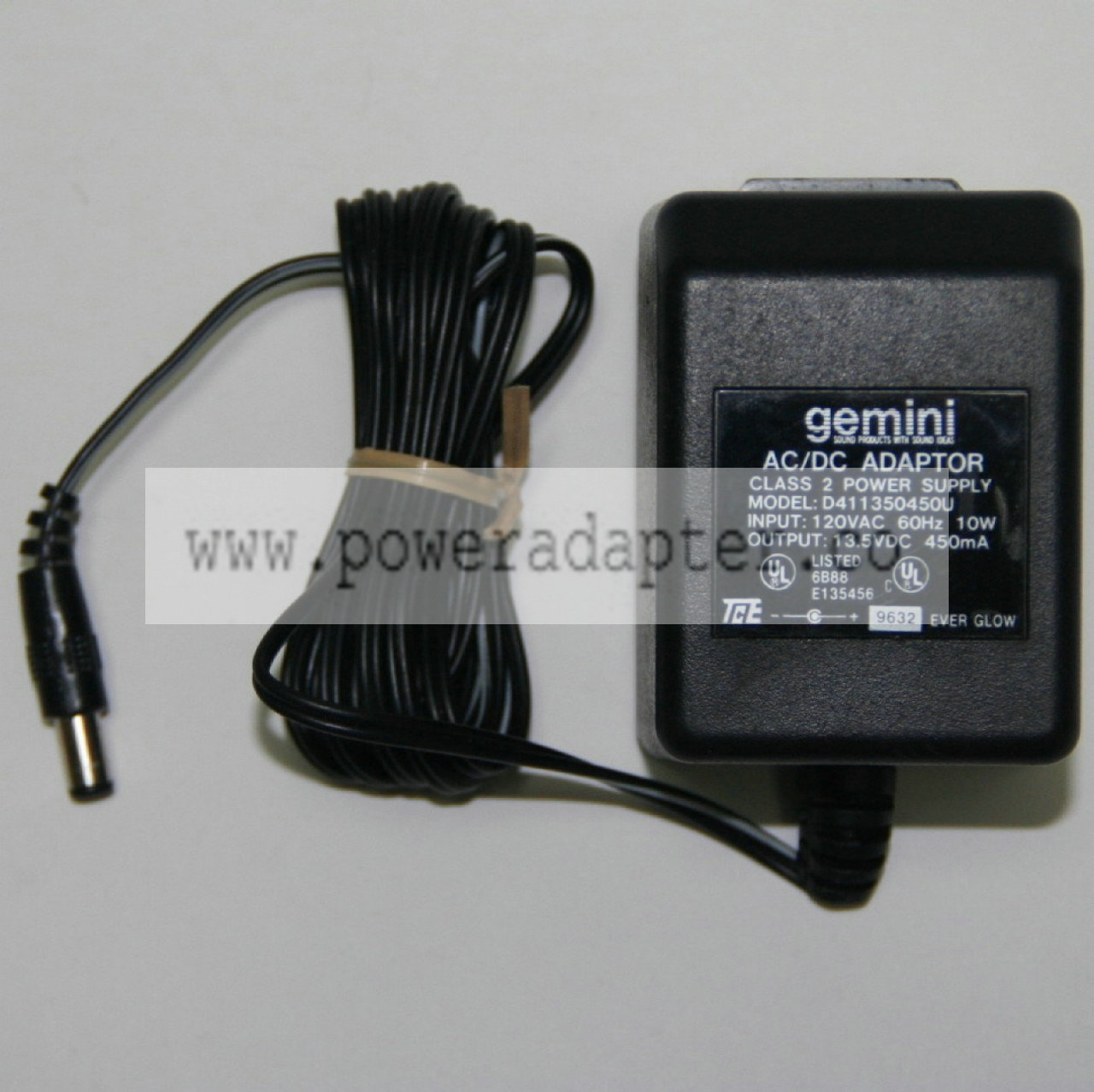 Gemini Replacement Power Supply 13.5 Volt DC and 12 Volt DC Output Product Description Gemini Replacement Power Supply