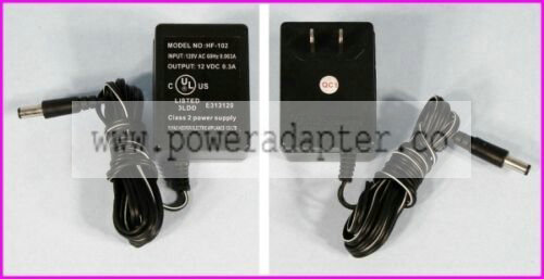 HF-102 Class 2 Transformer 12V 300mA Power Supply Adaptor Charger NEW Type: AC to DC Converter MPN: HF-102 Brand: Yu - Click Image to Close