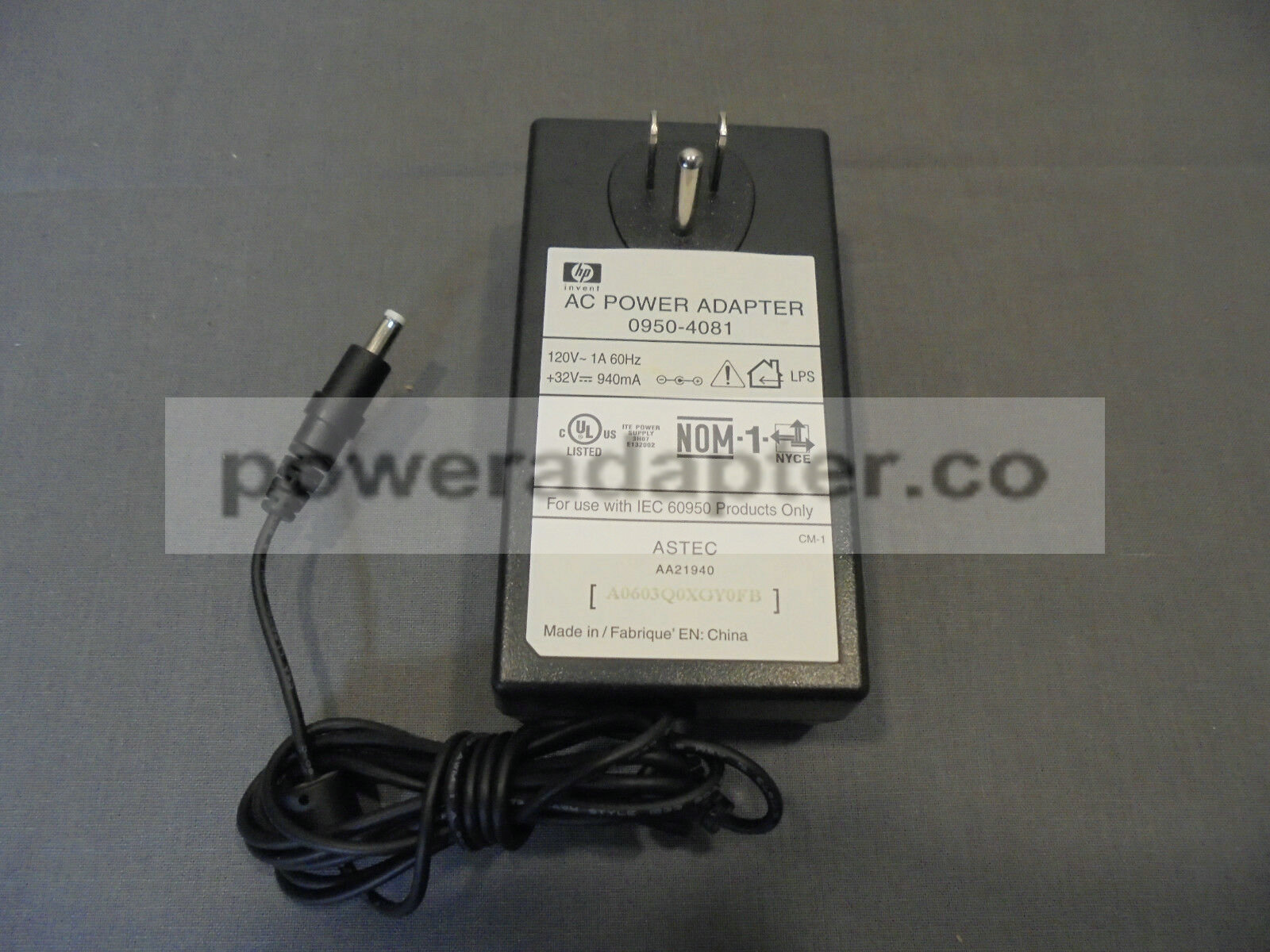 HP 0950-4081 AC Power Adapter Condition: new MPN: 0950-4081 Brand: HP