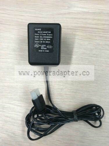 HUAKE HKD060020U AC Power Supply Adapter Charger Output: 9V DC 200mA H4 Type: Power Supply Brand: HUAKE Model: HKD0