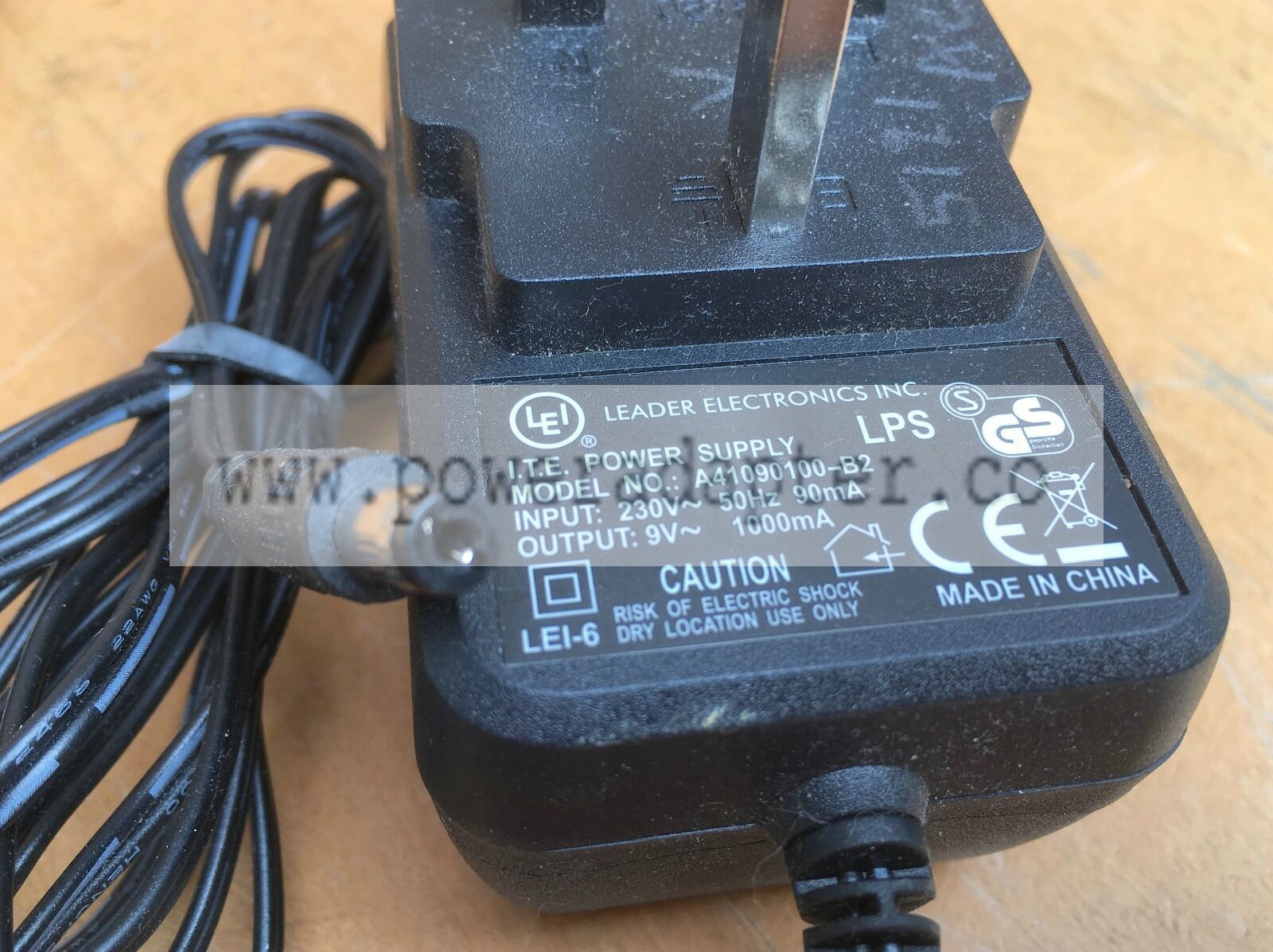 LEI A41090100-B2 9V AC 1A AC/AC Adaptor PSU Power Supply mains adaptor LEI A41090100-B2 AC 9V 1A AC/AC Adaptor - 5m - Click Image to Close