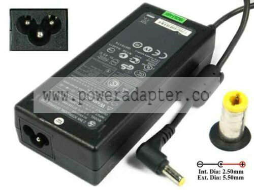 Li Shin 0713A1990 AC Adapter- Laptop 19V 4.74A, 5.5/2.5mm, 3-Prong, 2.50mmX5.50m Products specifications Model 0713A