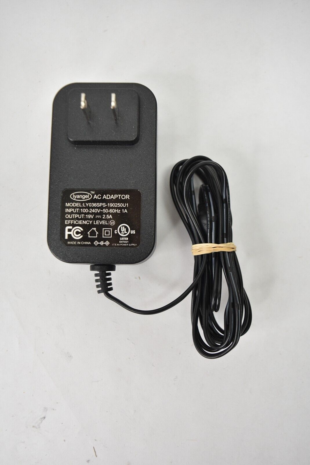 Lyangel AC Adapter Power Supply Unit LY036SPS-190250U1 19V 2.5A Brand: Lyangel Type: Adapter Output Voltage: 19 V