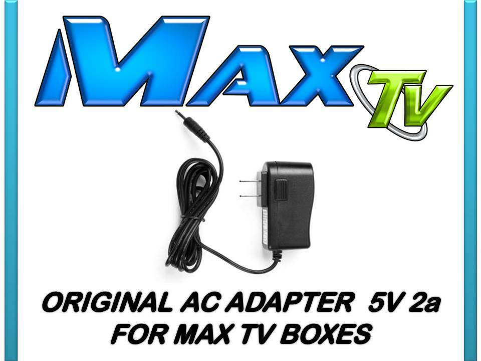 AC ADAPTER FOR MAX TV BOXES DC 5v 2a input 100-240v AC MPN: REMOTE CONTROL Connectivity: Wi-Fi Country/Region of Man - Click Image to Close