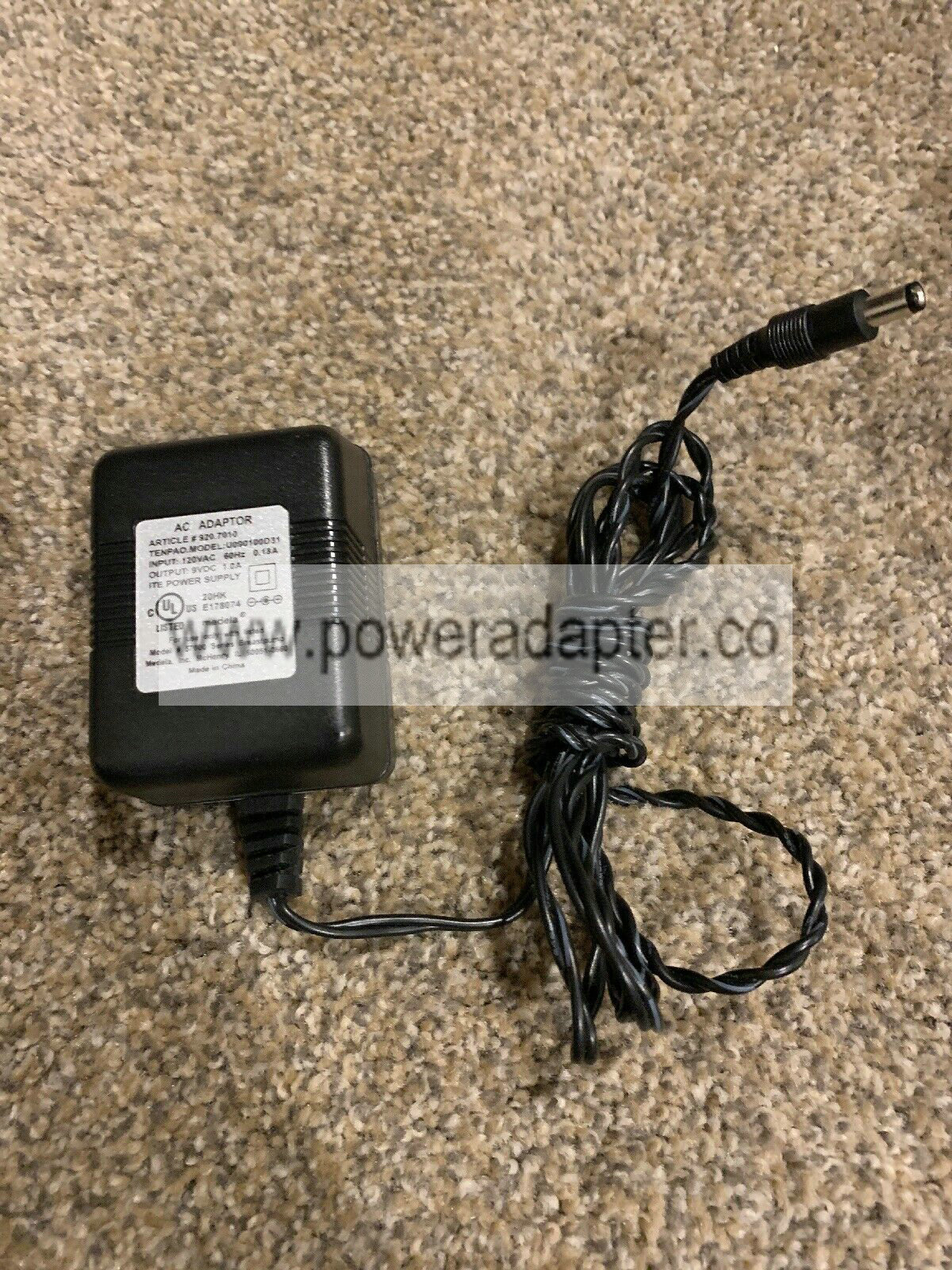 Medela 9207010 U090100D31 AC Adapter Power 9V Part for Breast Pumps Medela 9207010 U090100D31 AC Adapter Power 9V Part - Click Image to Close
