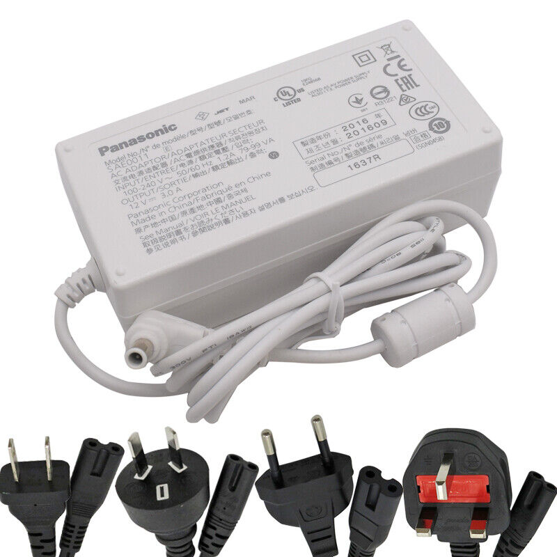 Panasonic Power Supply Adapter White For Panasonic SAE0011BKT1 PT-DW830 AW-HE50 Model: SAE0011BKT1 Modified Item: No