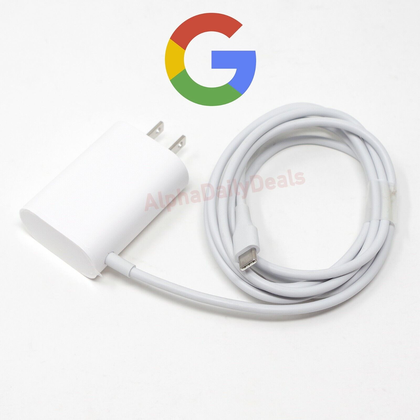 Genuine OEM Google Pixel 6 5 4 3 XL 2 USB-C Type C Fast Rapid Charger AC Adapter Seller Notes “Never used - Bulk packag - Click Image to Close