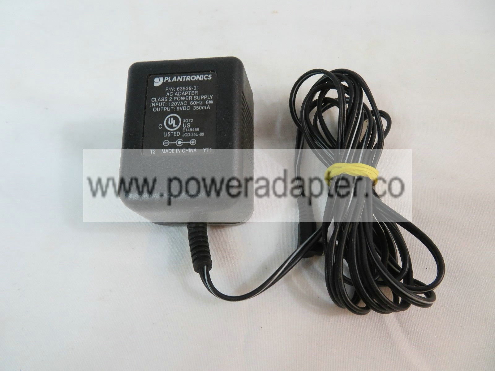 class 2 power supply Plantronics 63539-01 AC Adapter Power Supply 9V DC Brand: Plantronics Model no: 63539-01 MP
