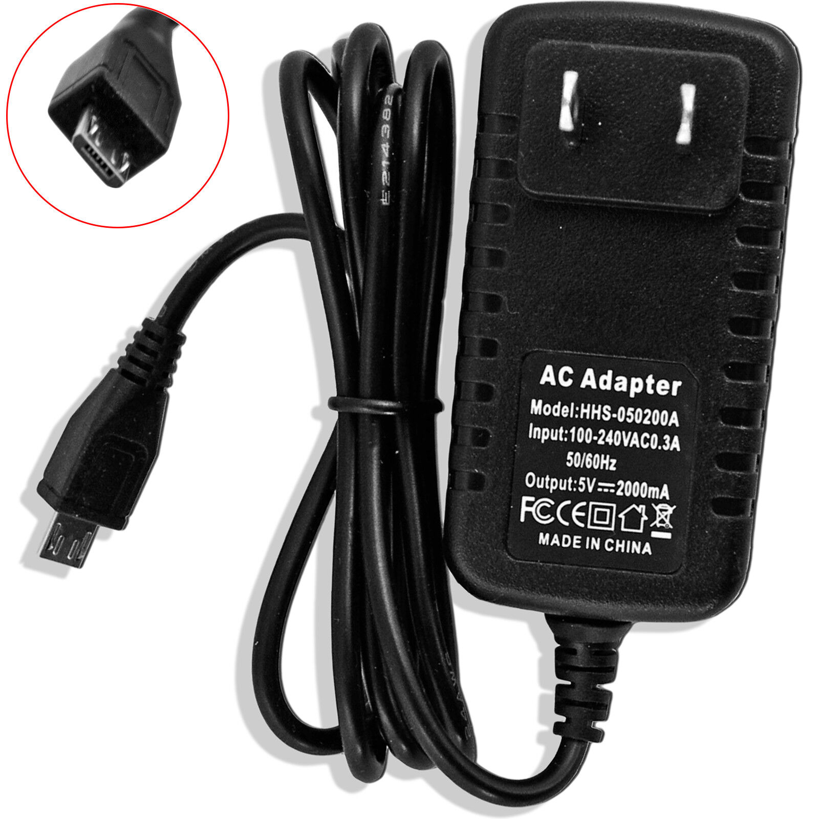 Aimilcall Micro USB AC/DC Charger Adapter Power Supply for Raspberry Pi B+ B Compatible Brand Universal Color Black It