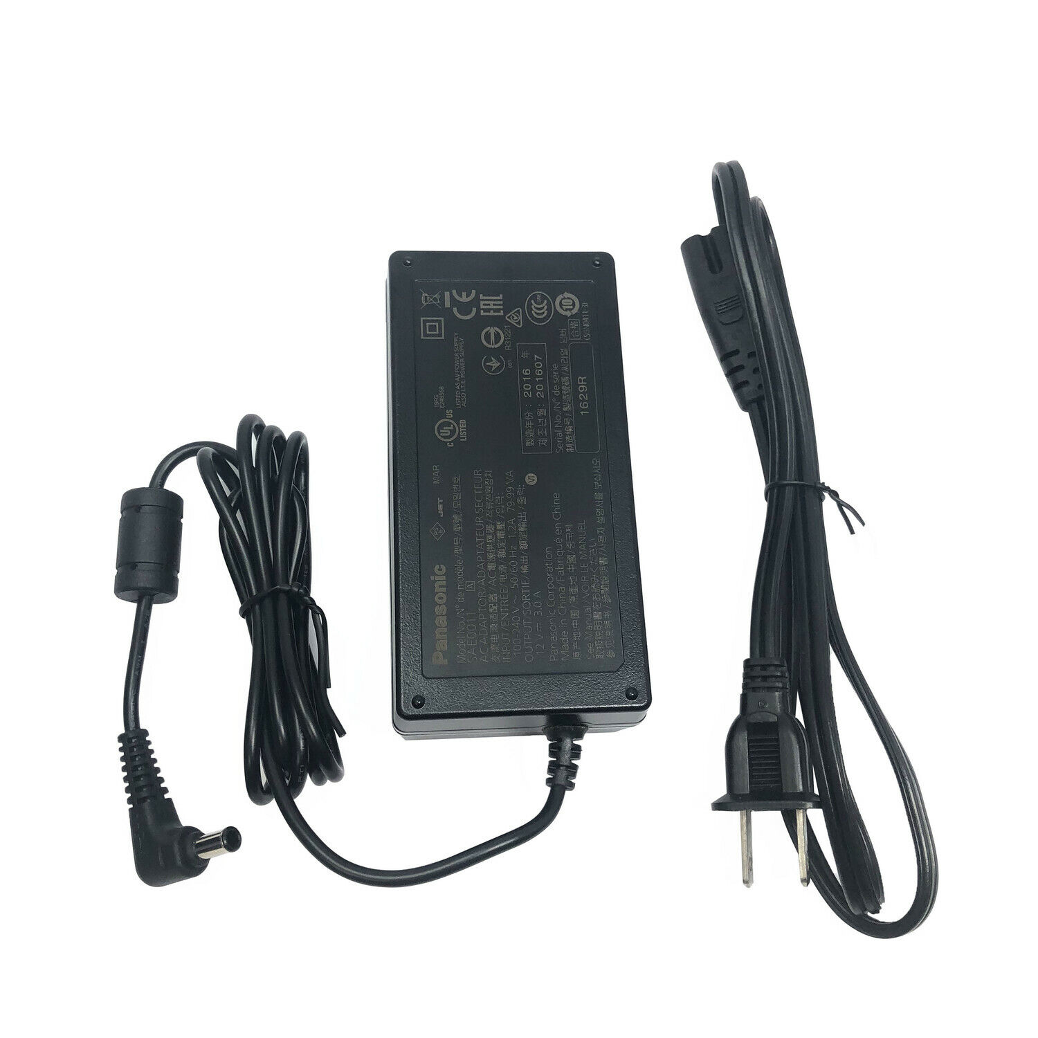 Panasonic AC Adapter SAE0011 36W 12V 3A for HC-PV100 HC-X1000 HC-X1E HDC-Z10000 Brand Panasonic Color Black Compatible - Click Image to Close