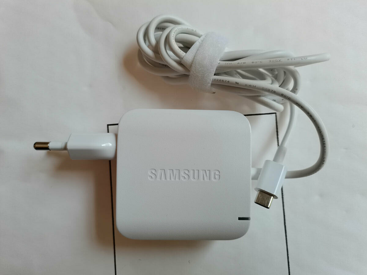 Genuine 65W AC Adapter For Samsung Galaxy Book Pro 360 NP950QDB Power Charger Country/Region of Manufacture: China Com