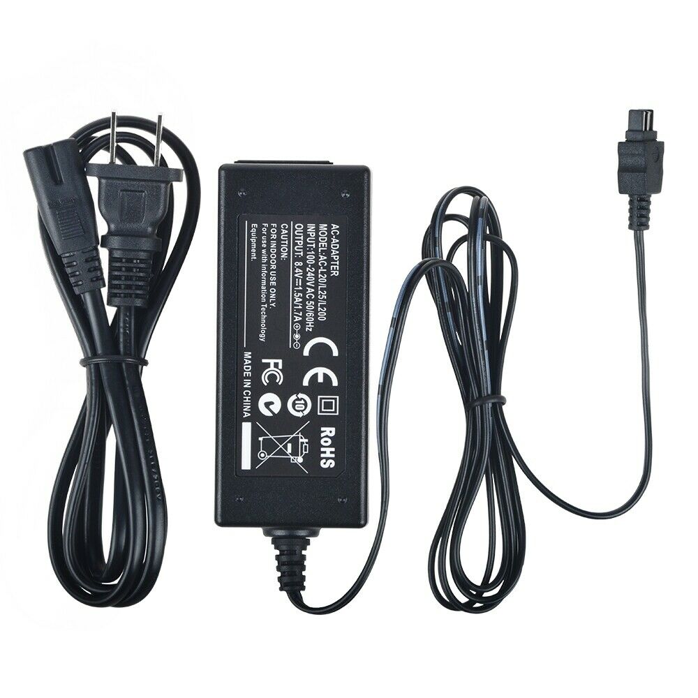 AC Battery Power Charger Adapter For Sony DCR-DVD105 e DCR-DVD205 E Camcorder Features & Specifications: 100% Brand New - Click Image to Close