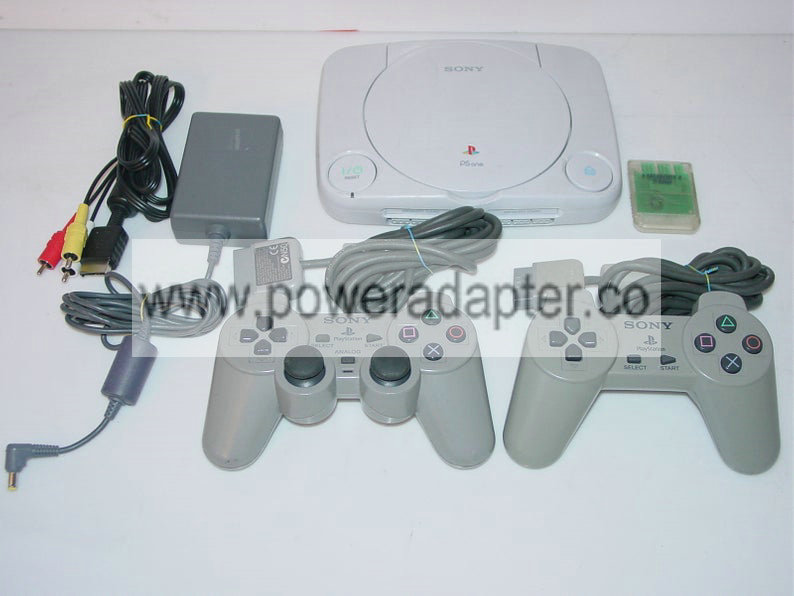 Sony Playstation PS One SCPH-101 Video Game System Console w/ Controller & Cables Bundle Original Sony Playstation PS - Click Image to Close