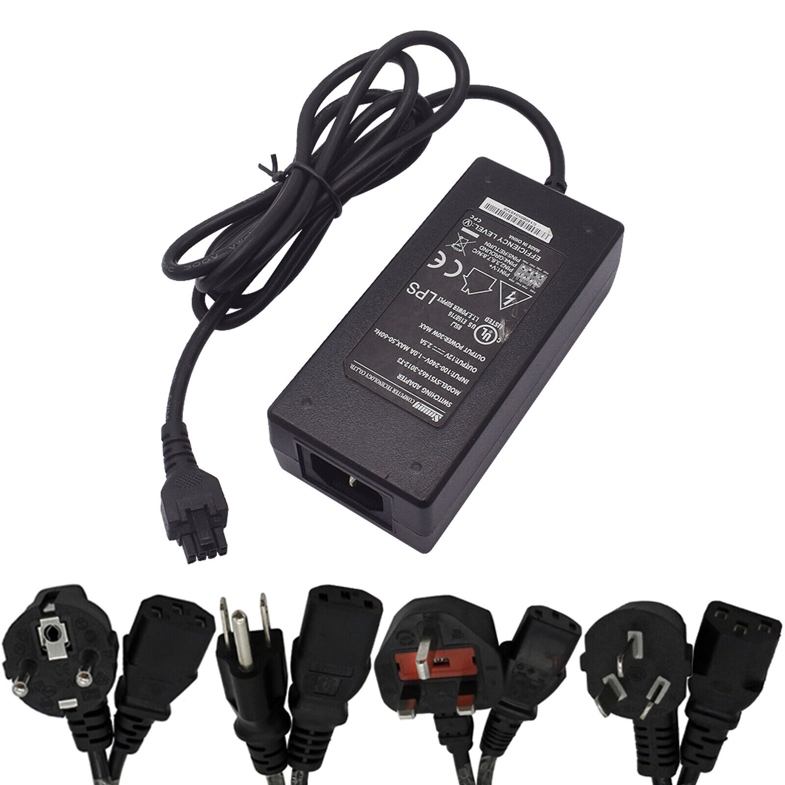 Genuine Sunny 8PIN SYS1462-3012-T3 12V2.5A 30W AC Power Supply Adapter Charger Model: SYS1462-3012-T3 Type: AC/AC Ad