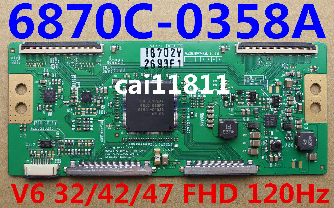 T-con board 6870C-0358A MODEL: V6 32/42/47 FHD 120Hz Original 6870C-0358A Compatible Brand: LC320WXE model: V6 32/42/