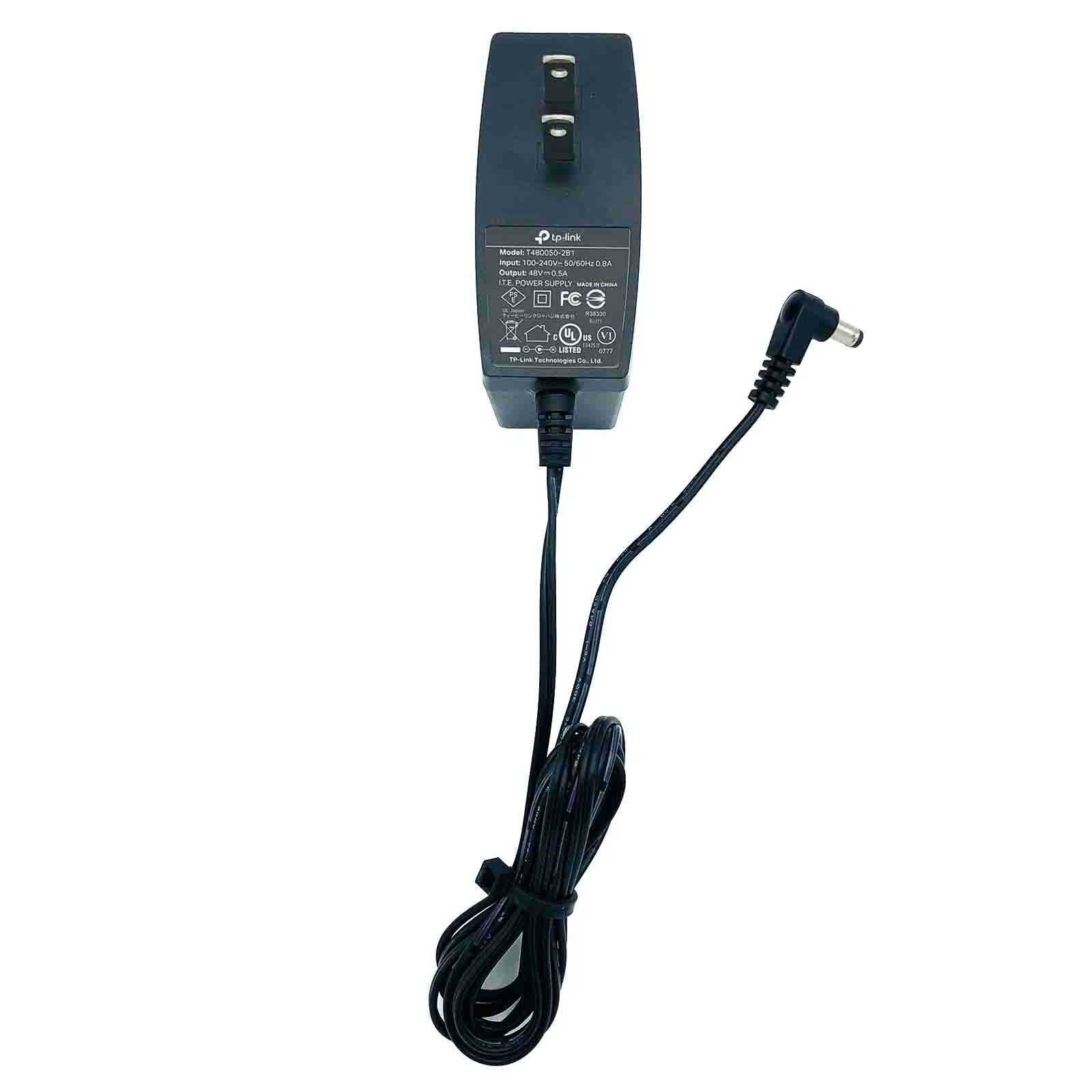 NEW Genuine TP-Link T480050-2B1 AC Adapter 48V 0.5A Power Supply 4.8x1.7mm w/PC Compatible Brand Universal Connection S