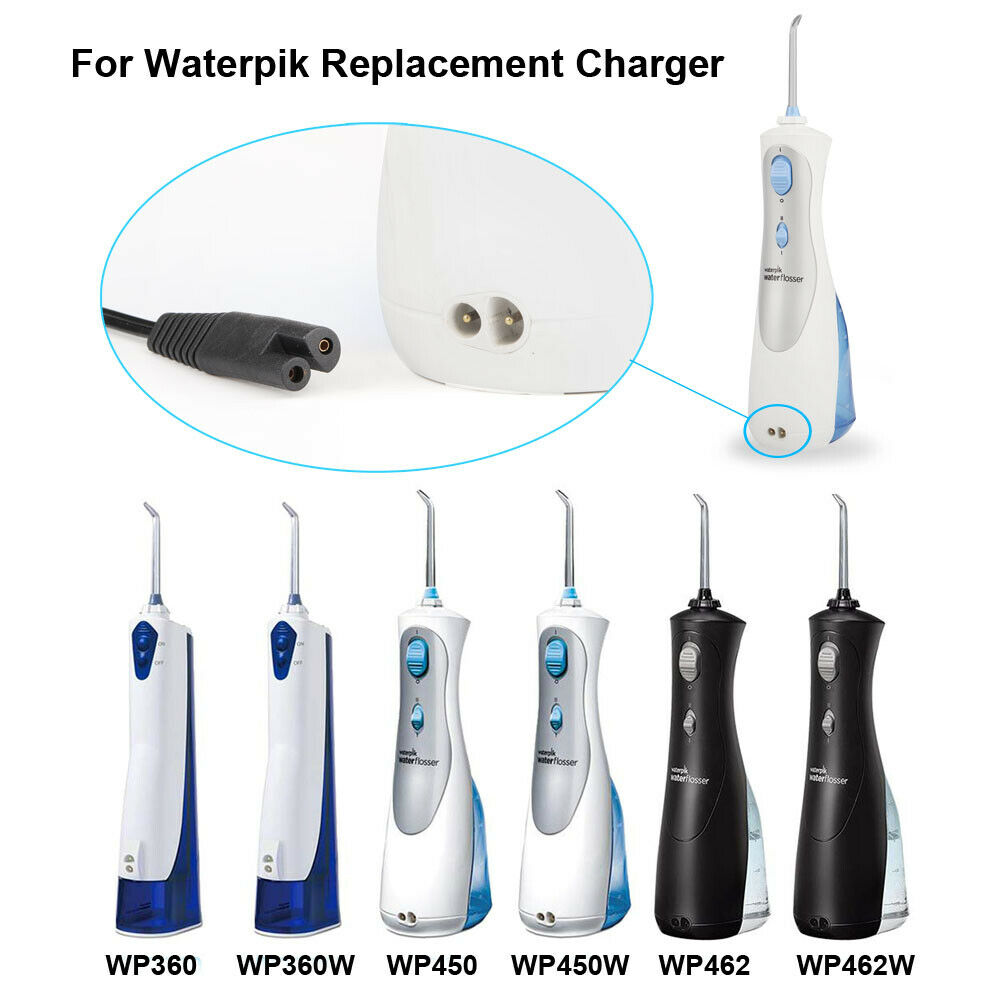US 3V Adapter Cordless Water Flosser Waterpik WP360 WP440C WP450W WP462W Charger Brand: Unbranded Type: Water Flosser - Click Image to Close