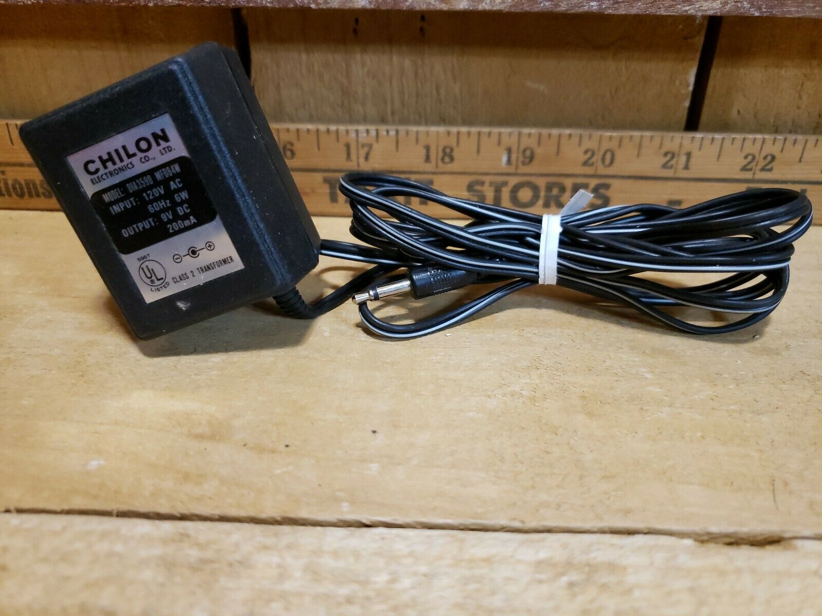 Vintage Chilon Electronics AC Adaptor Model No DIA3590 MFD84W Power Supply Cord Type: Power Cord Features: Portable,