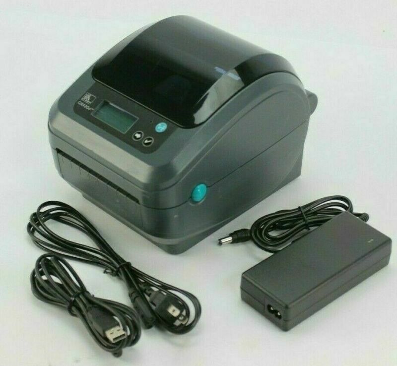 Zebra GX420d USB Direct Thermal Shipping Label Printer Barcode Black Print Speed: 6 ips Brand: Zebra Connection: US - Click Image to Close