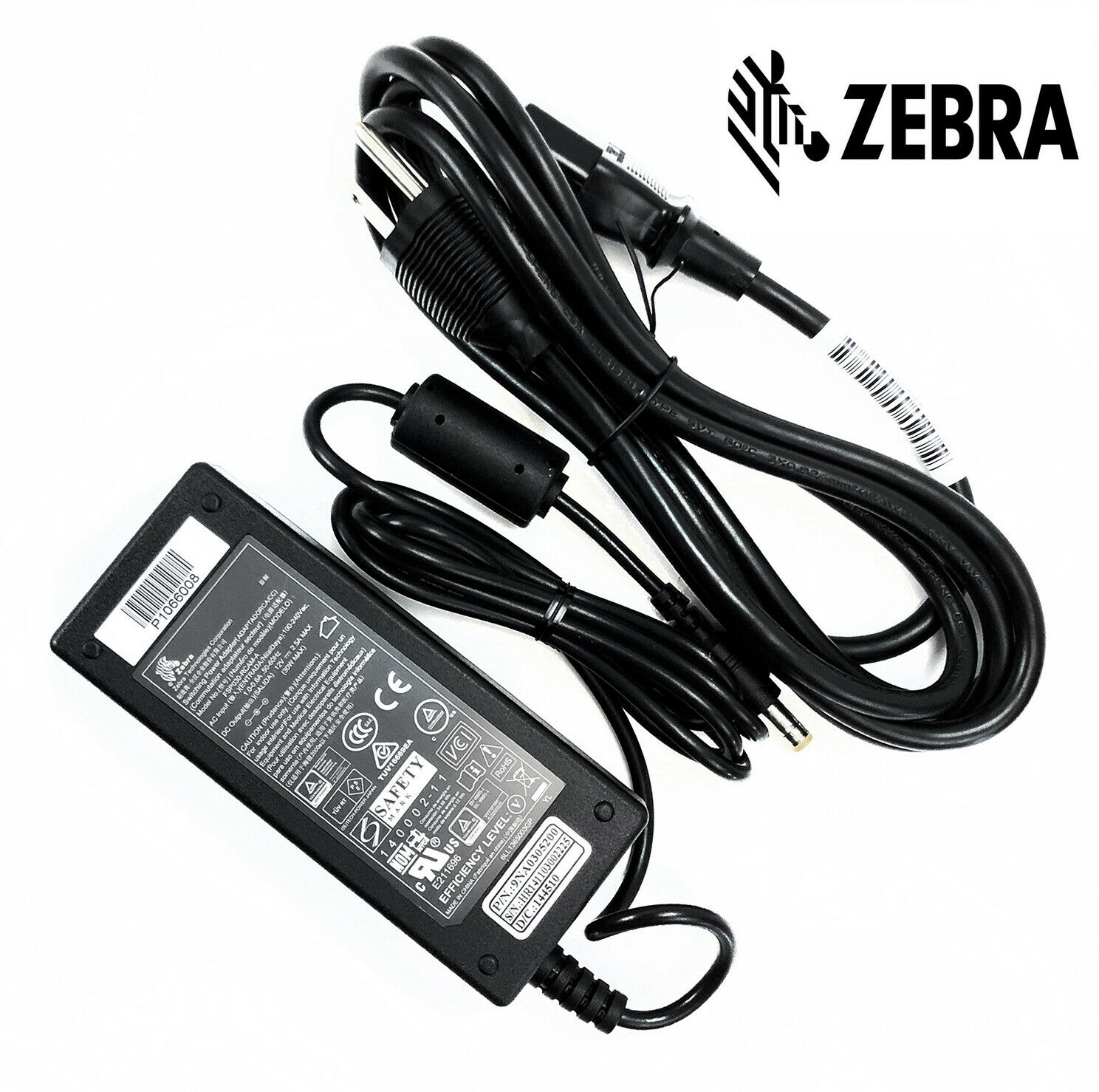 NEW OEM Zebra Healthcare AC Adapter Charger for ZQ510 ZQ520 Printers W/P.Cord Country/Region of Manufacture: Japan Com - Click Image to Close