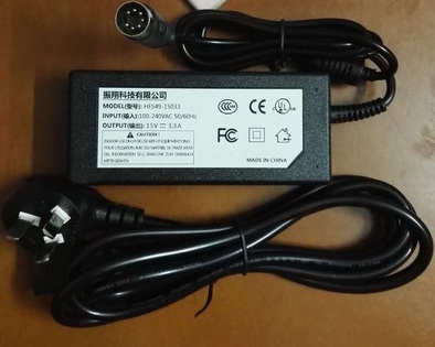 Jinkewei GOLDWAY UT4000A ECG monitor power adapter 7-pin male head Model: HES49-15033 Input: 100-240v AC 50-60 Hz Outpu