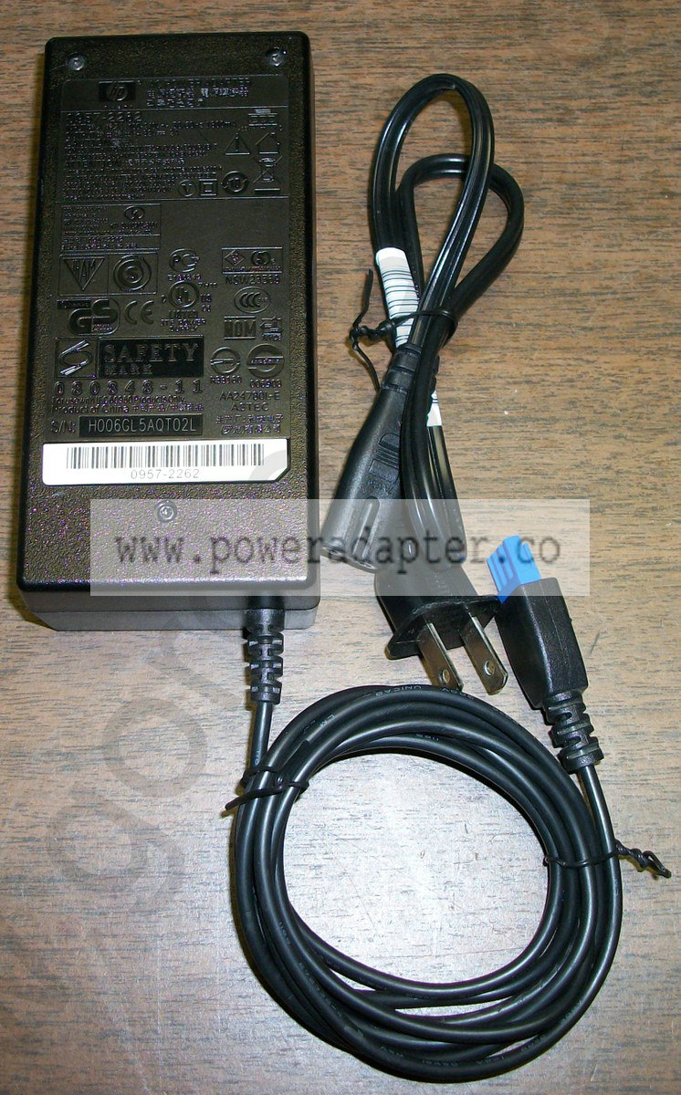 HP OfficeJet Pro 8000 AC Adapter Power Supply 0957-2262 [0957-2262] This AC adapter is for use with HP OfficeJet Pro 8 - Click Image to Close