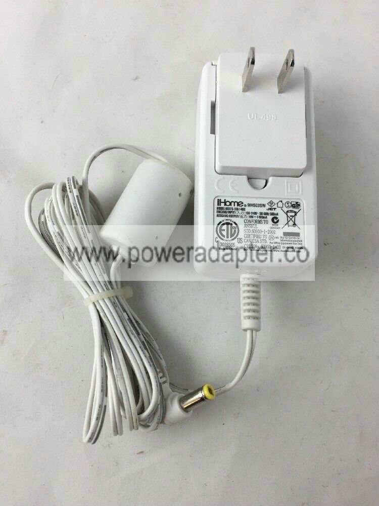 iHome KSS15-100-1400 AC Power Supply Adapter 10V 1400mA 9IH503SW You are looking at a iHome KSS15-100-1400 AC Power S
