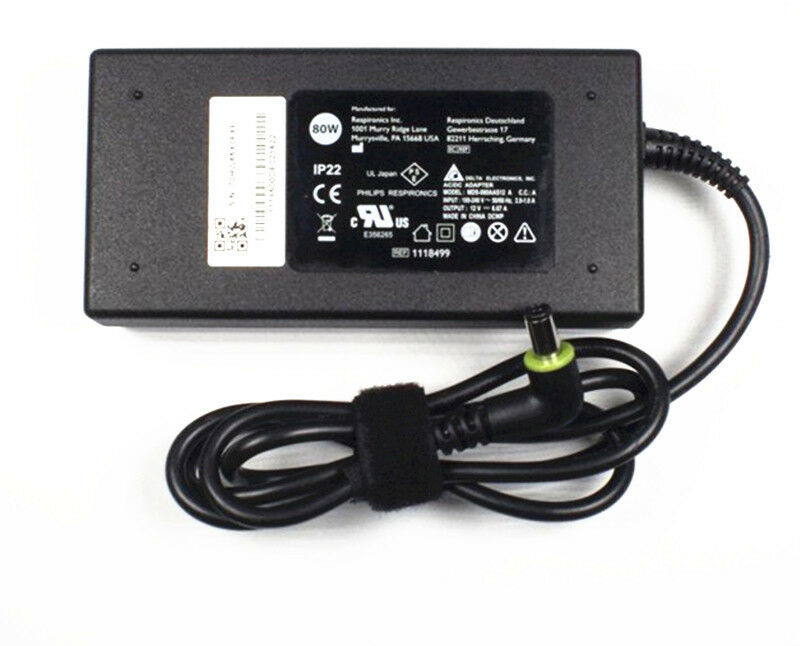 Genuine OEM AC Adapter For Philips DreamStation 1118499 700 567P 767 DS500T 80W Bundled Items: Power Cable Custom Bun - Click Image to Close
