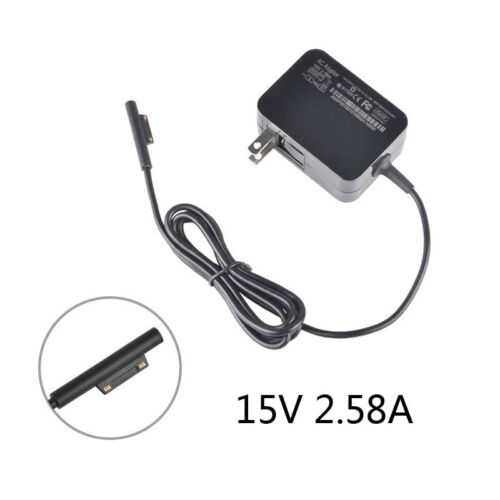 15V 2.58A AC Wall Charger For Microsoft Surface Pro 5 PRO5 Power Supply Adapter Description: Output voltage: 15V Outp