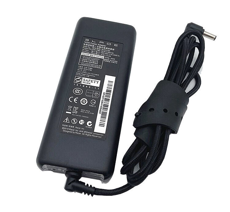Genuine 165W Razer AC Adapter Charger for Razer Blade 2016 2017 Gaming Laptop Brand HP Type Power Adapter Compatible Br