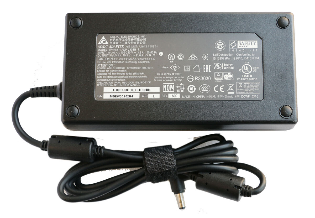 19.5V 11.8A 230W AC Adapter Charger For MSI GS66 Stealth GS66044 Power Supply Type: Power Adapter Compatible Brand: F