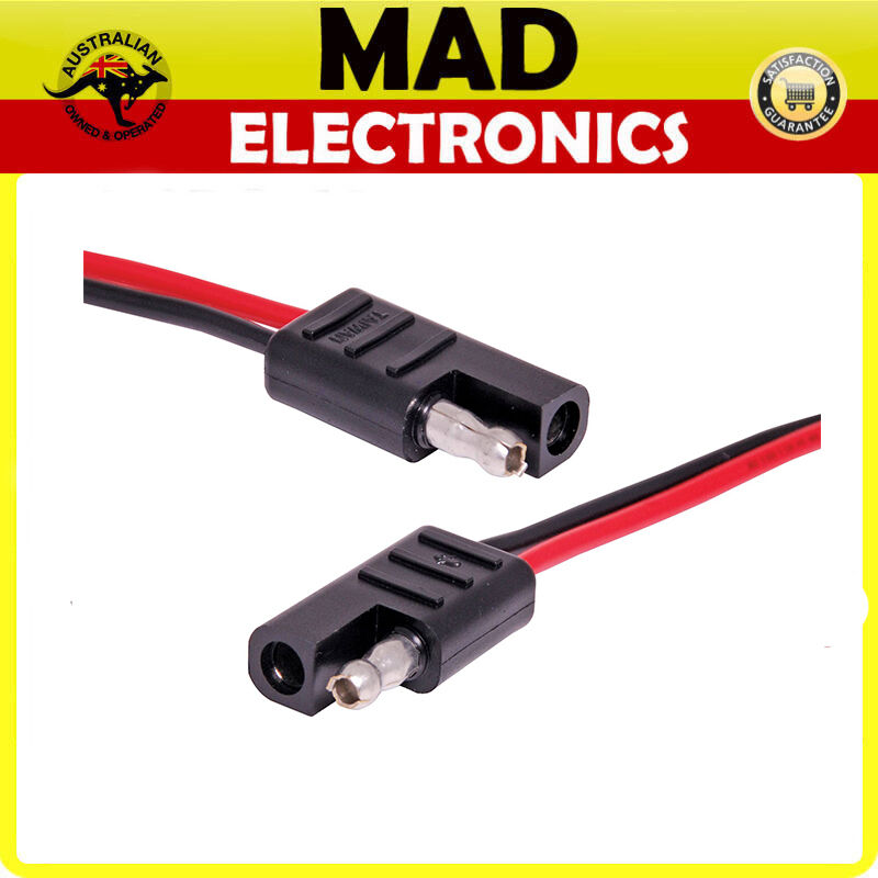 2 Pin SAE Bullet Connector 30cm Power Lead Plug and Socket Type: Connector Features: Powered Cable Length: 30 cm