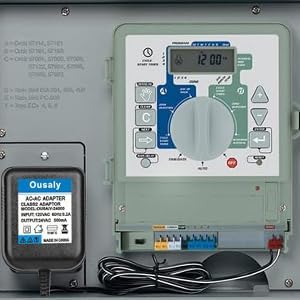 24VAC AC Power Adapter Transformer for Orbit Sprinkler Indoor Irrigation Timers Power Supply Cord,Compatible with Rain B
