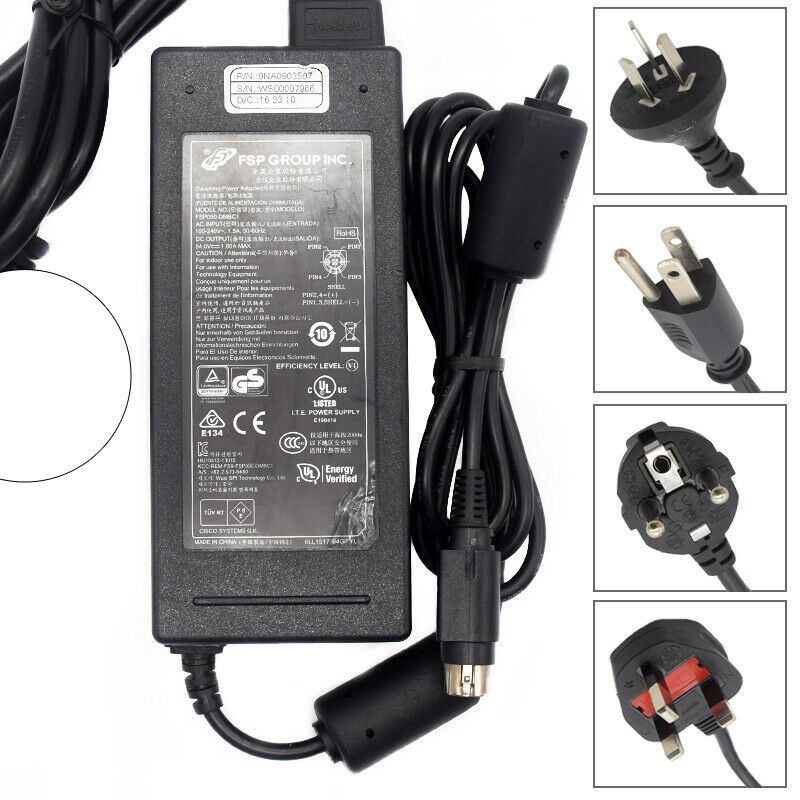 4-Pin AC DC Adapter Compatible with Swann NVR8-8580 NVR8-8680 NVR8-8780 SRNVR-88580H SWNVK-88680 SWNVK-88680W4FB 8 Chann